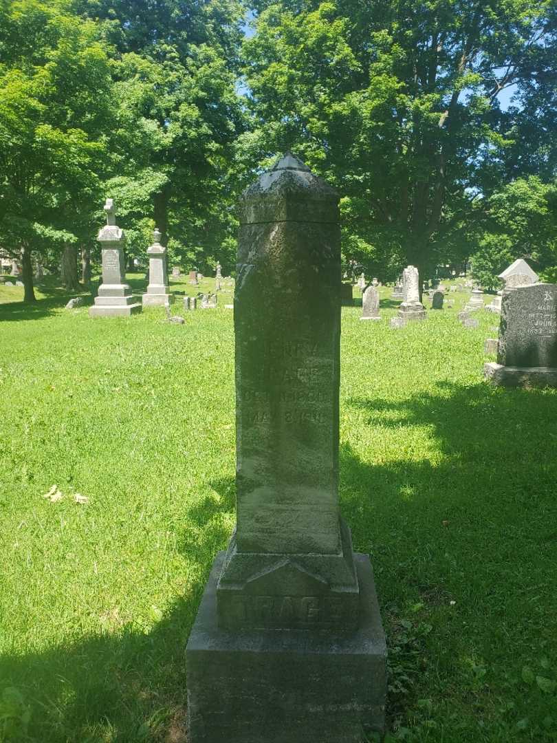 Henry Trage's grave. Photo 3