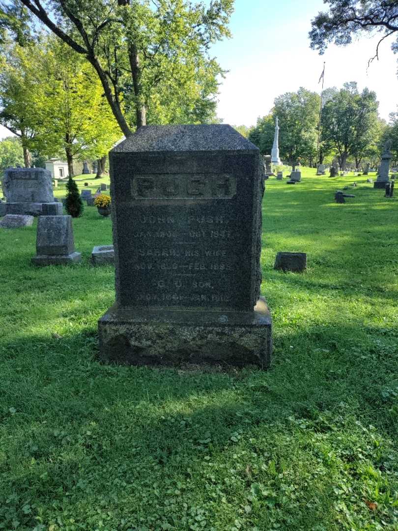 Sarah Pugh's grave. Photo 2