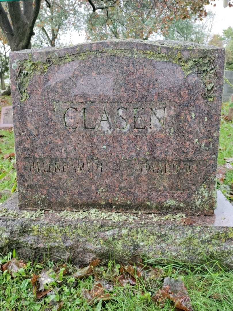 Helene Smith Clasen's grave. Photo 3