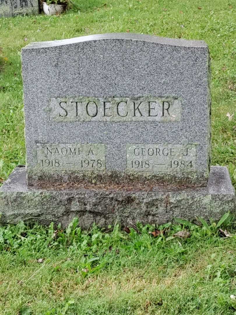 George J. Stoecker's grave. Photo 1