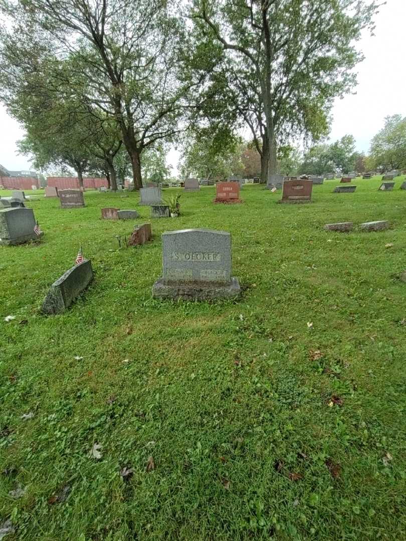 George J. Stoecker's grave. Photo 2