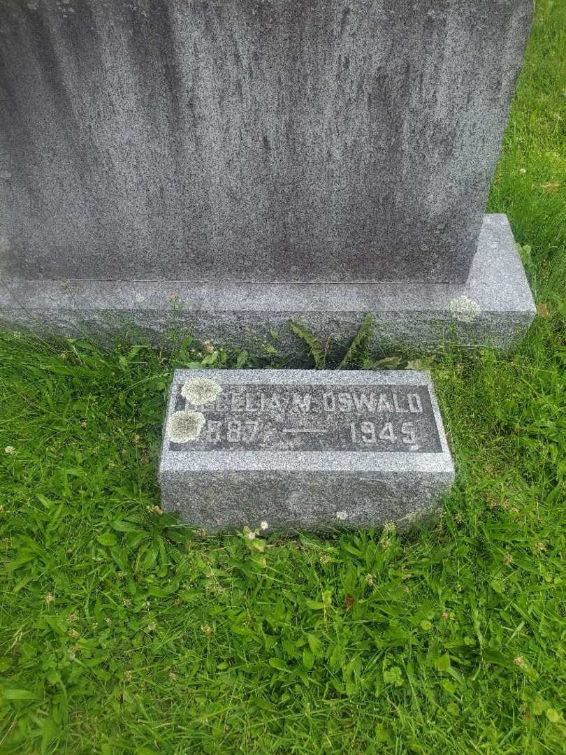 Cecelia M. Oswald's grave. Photo 2