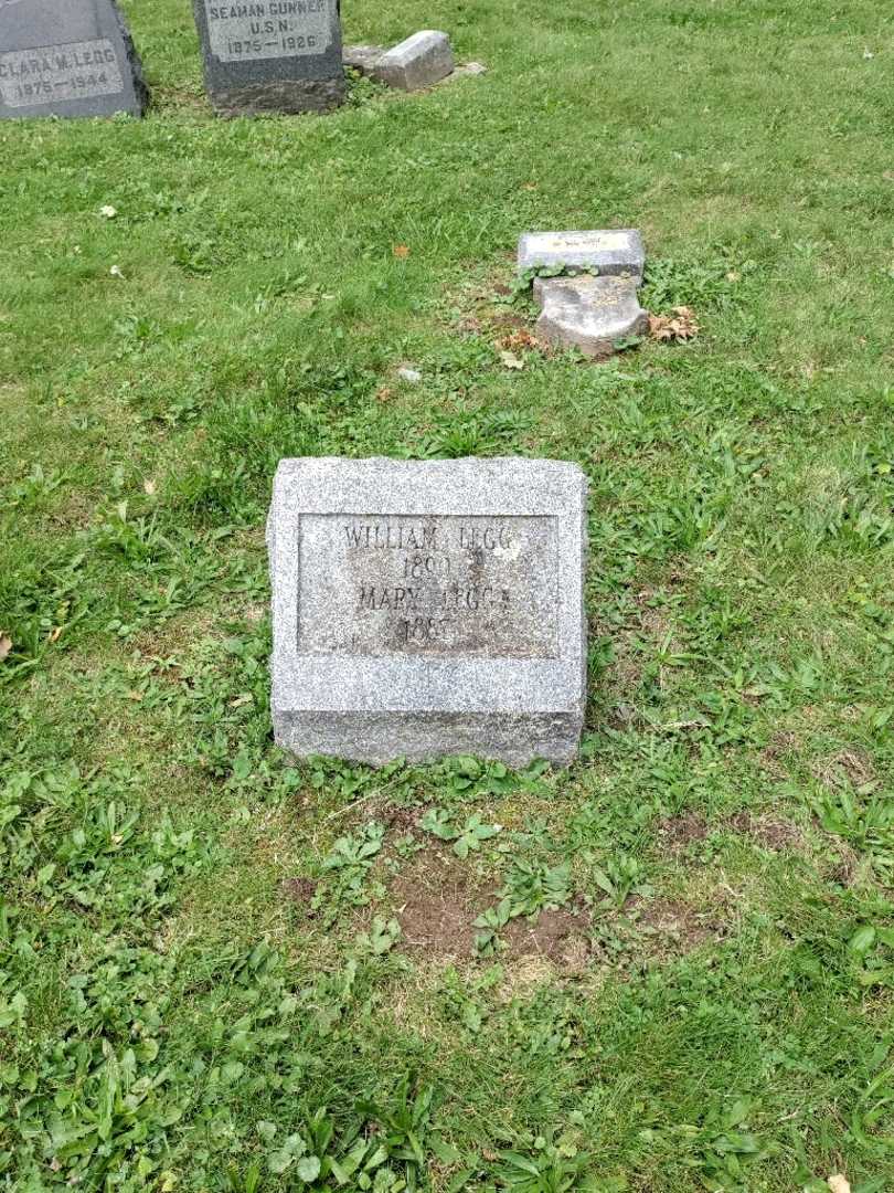 Mary Ann Legg's grave. Photo 2