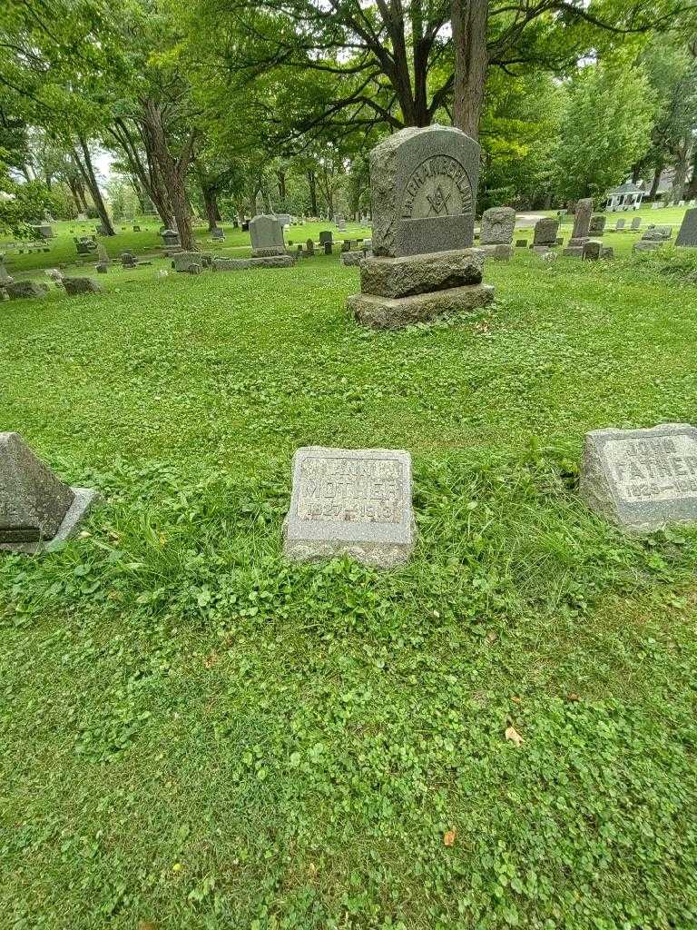 Anna Chamberlain's grave. Photo 1