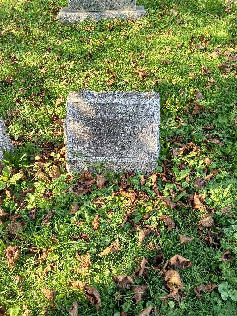 Mary M. Bagg's grave. Photo 2