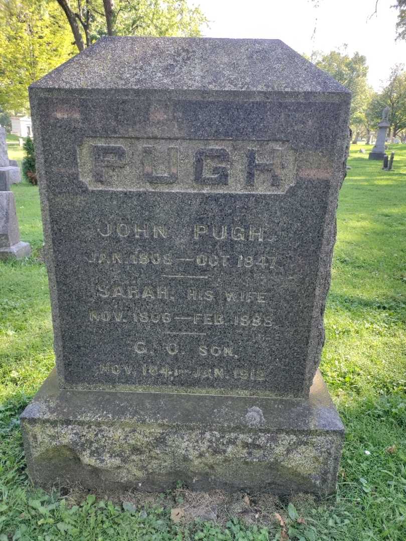 Sarah Pugh's grave. Photo 3