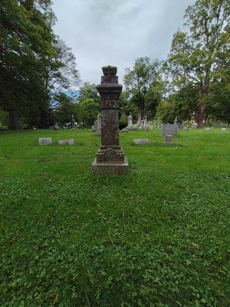 Jacob F. Labadie's grave. Photo 2