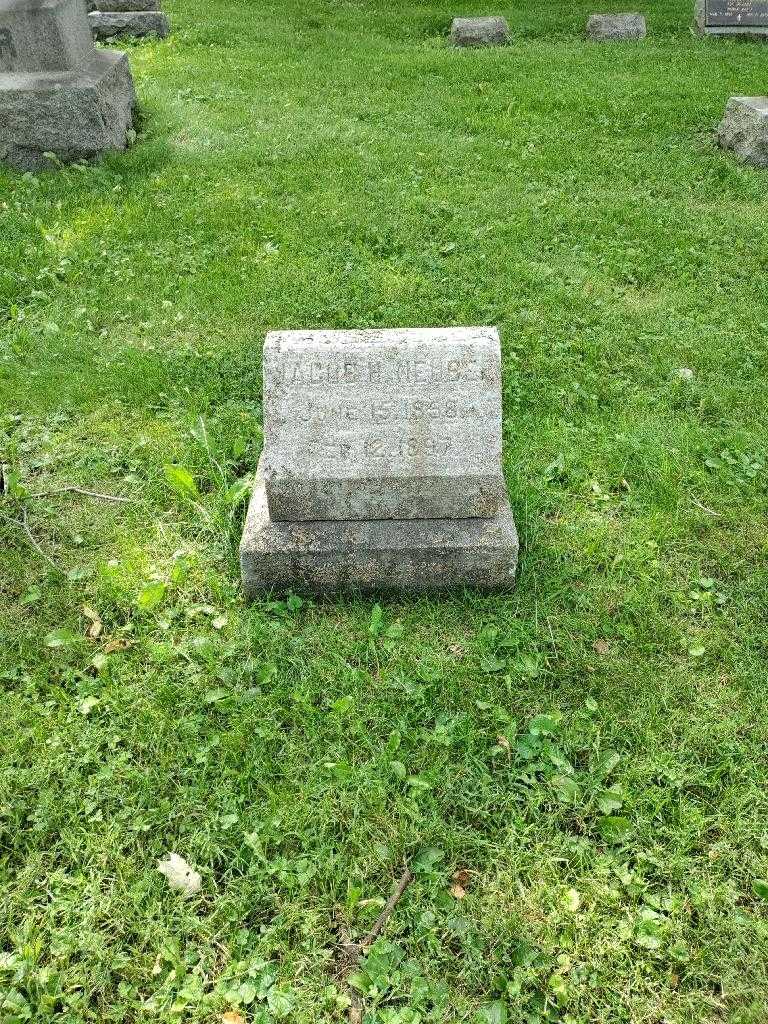 Jacob H. Neuber's grave. Photo 1