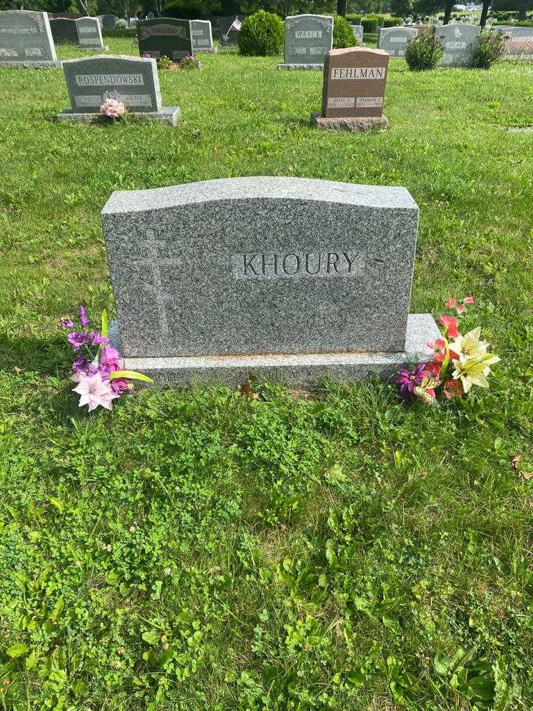 Habib A. Khoury's grave. Photo 2