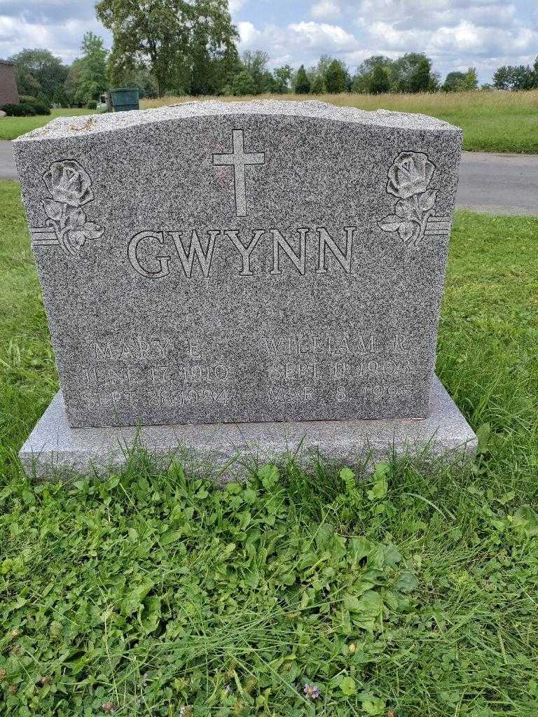 Mary E. Gwynn's grave. Photo 3