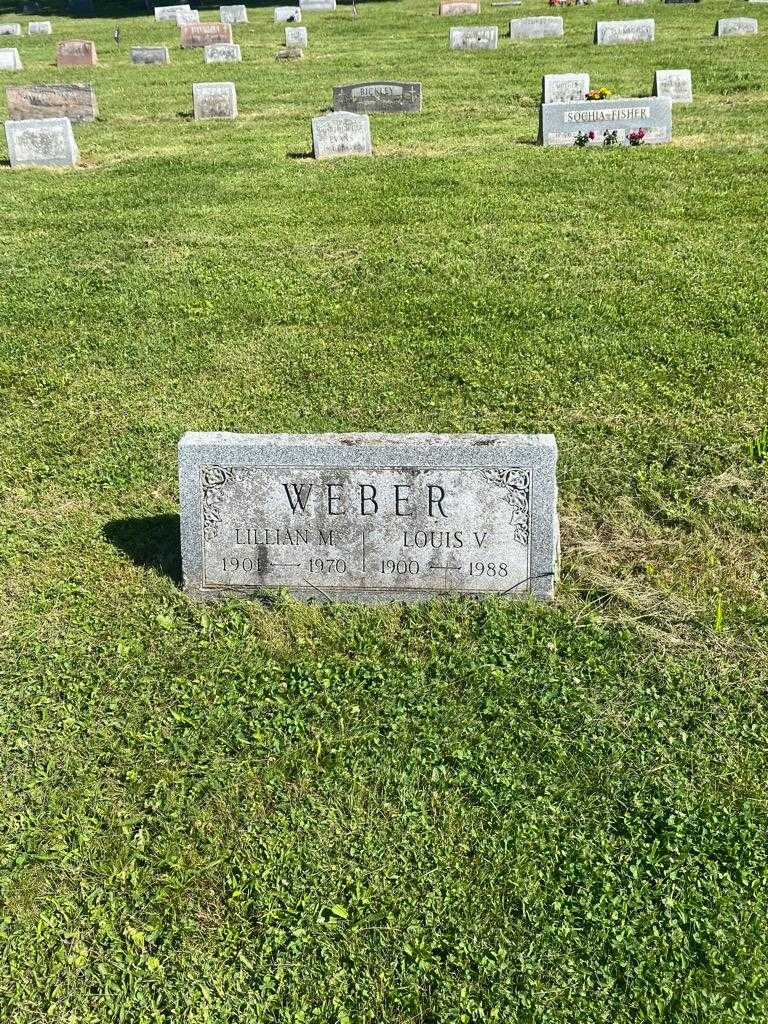 Louis V. Weber's grave. Photo 2
