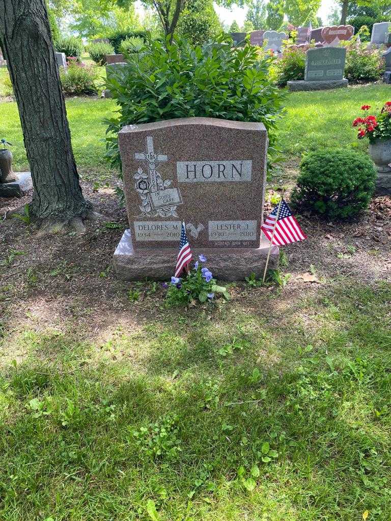 Lester J. Horn's grave. Photo 2