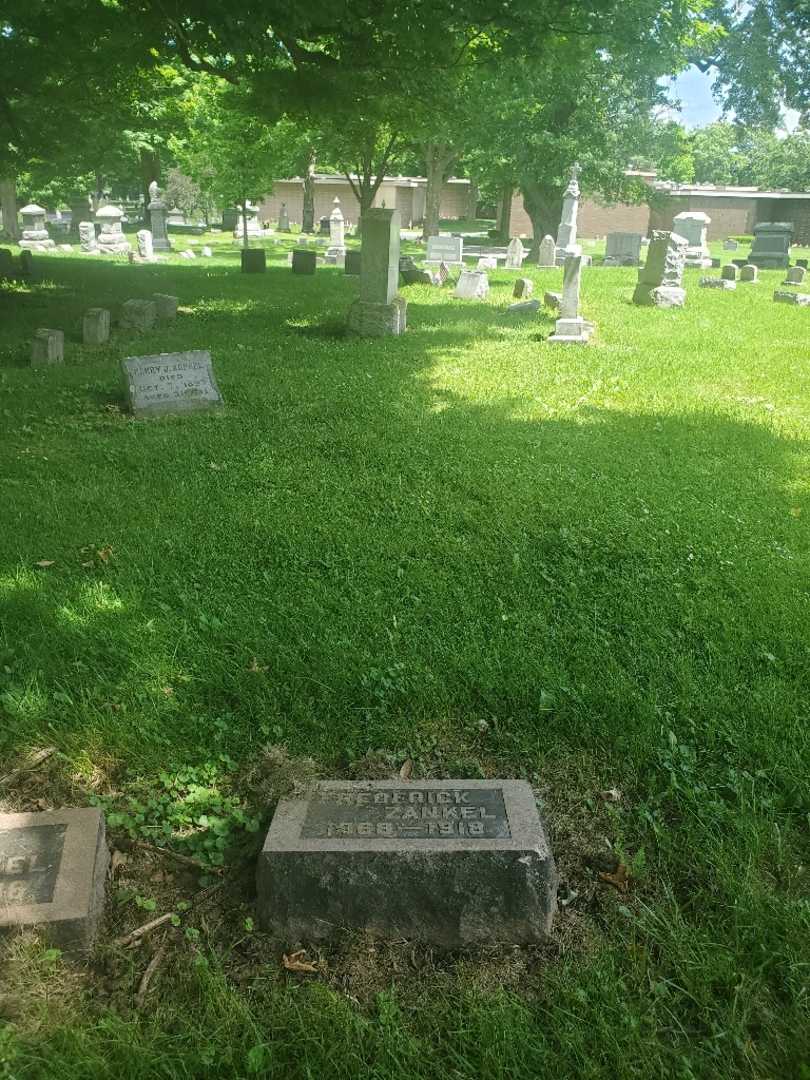 Frederick W. Zankel's grave. Photo 2