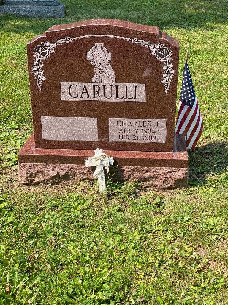 Charles J. Carulli's grave. Photo 1