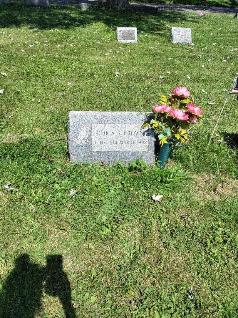 Doris K. Brown's grave. Photo 2