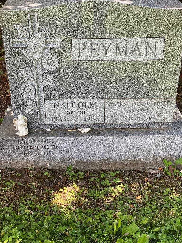 Malcolm "Pop-pop" Peyman's grave. Photo 3