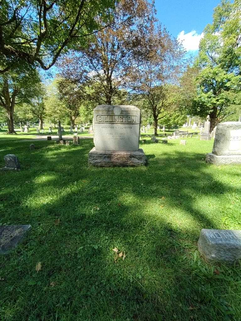Brockway H. Billington's grave. Photo 1