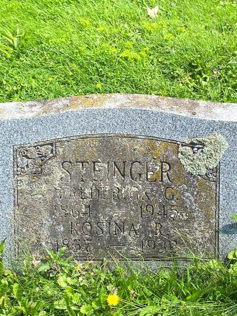 Rosina R. Steinger's grave. Photo 3