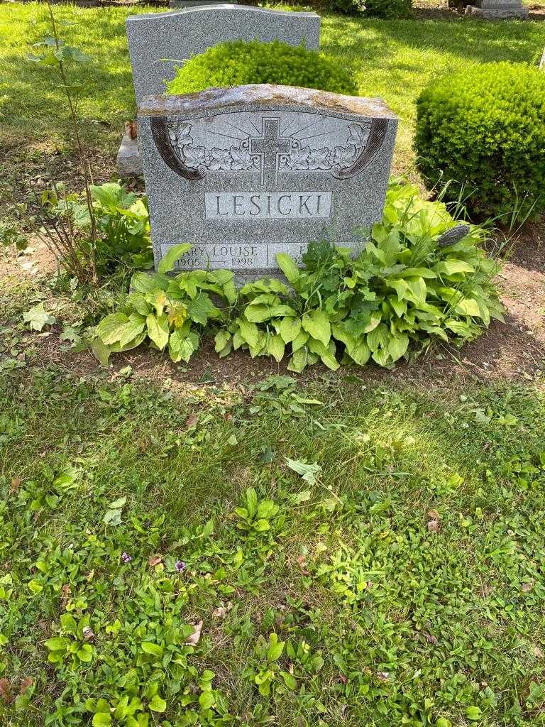 Frank Lesicki's grave. Photo 2
