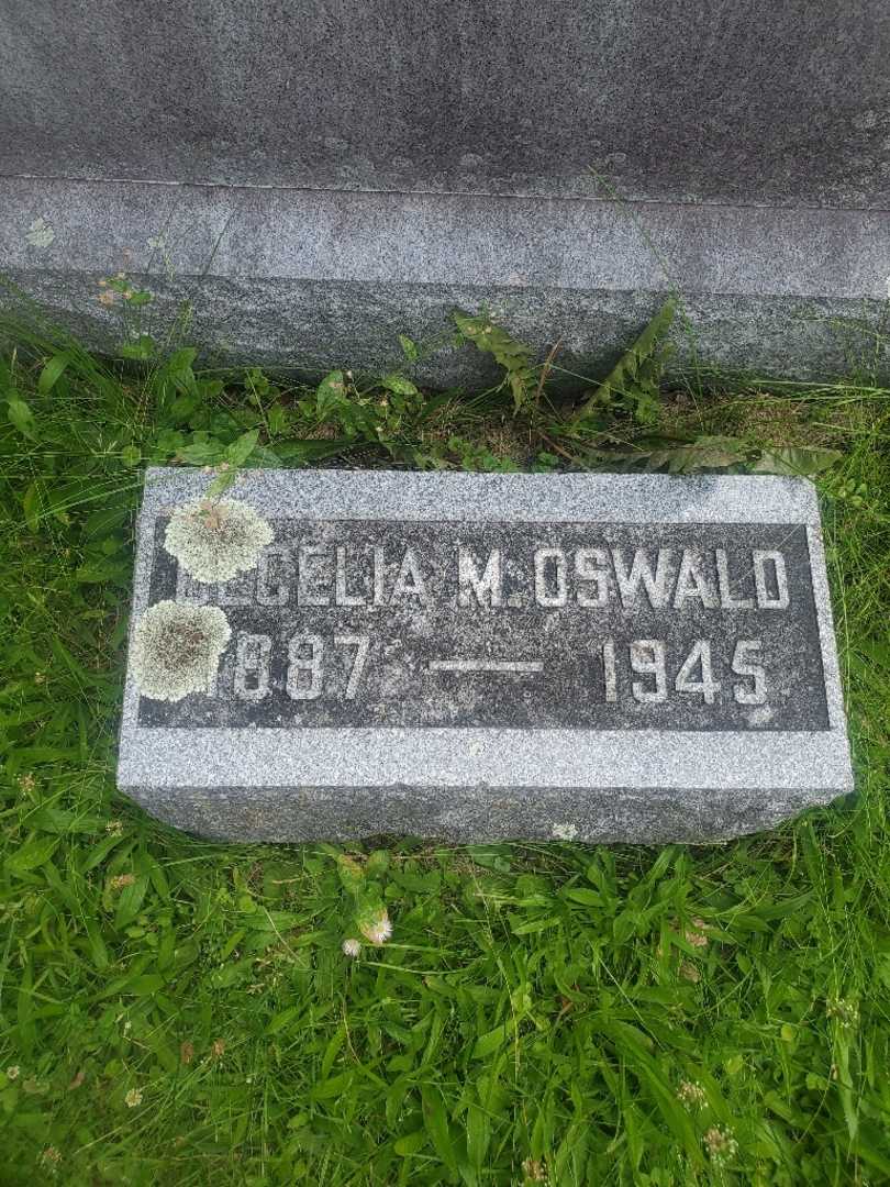 Cecelia M. Oswald's grave. Photo 3