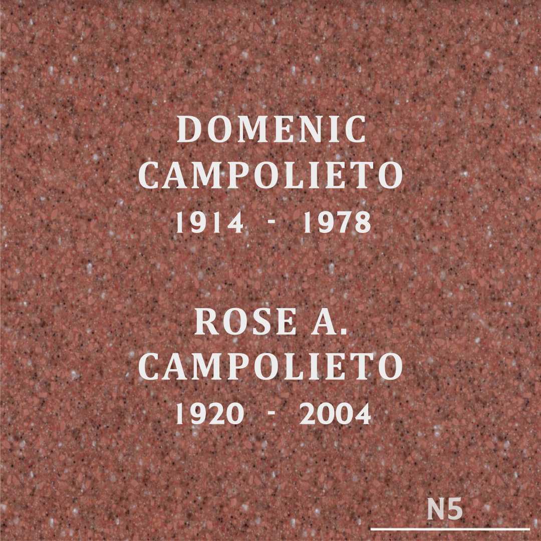 Domenic Campolieto's grave