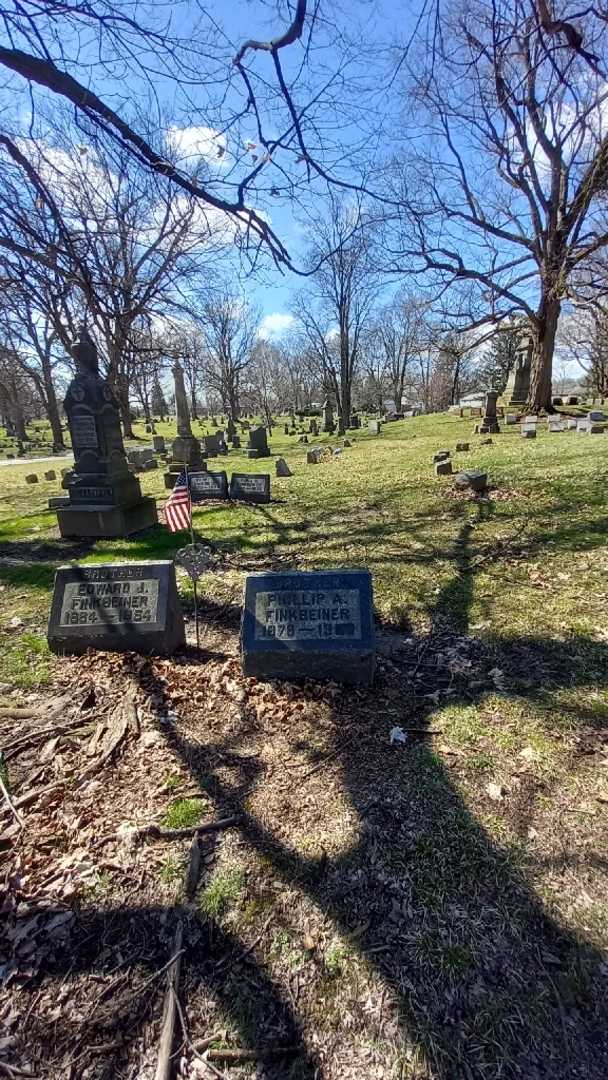 Phillip August Finkbeiner's grave. Photo 2