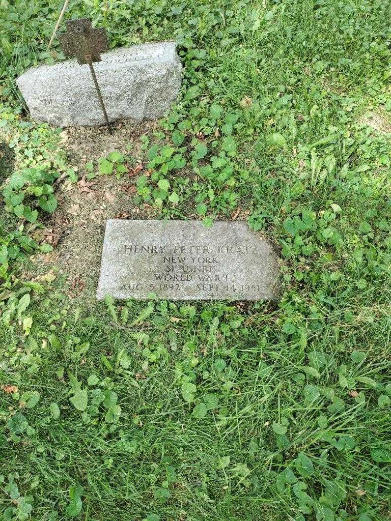 Henry Peter Kratz's grave. Photo 2