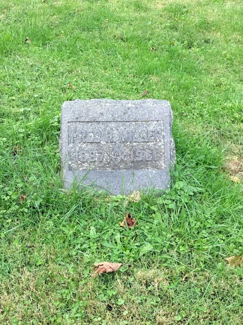 Frederick H. "Fred" Miller's grave. Photo 2