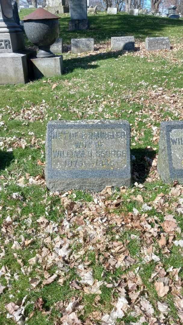 Nettie E. George Smingler's grave. Photo 2