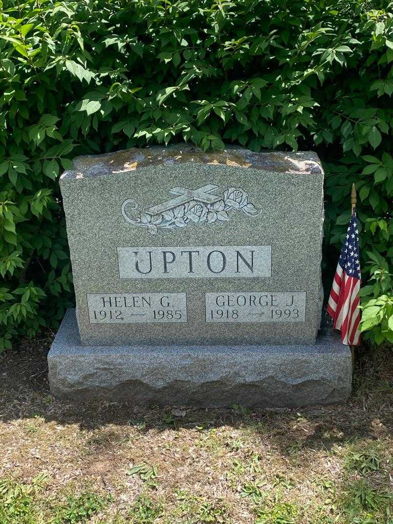 Helen G. Upton's grave. Photo 3