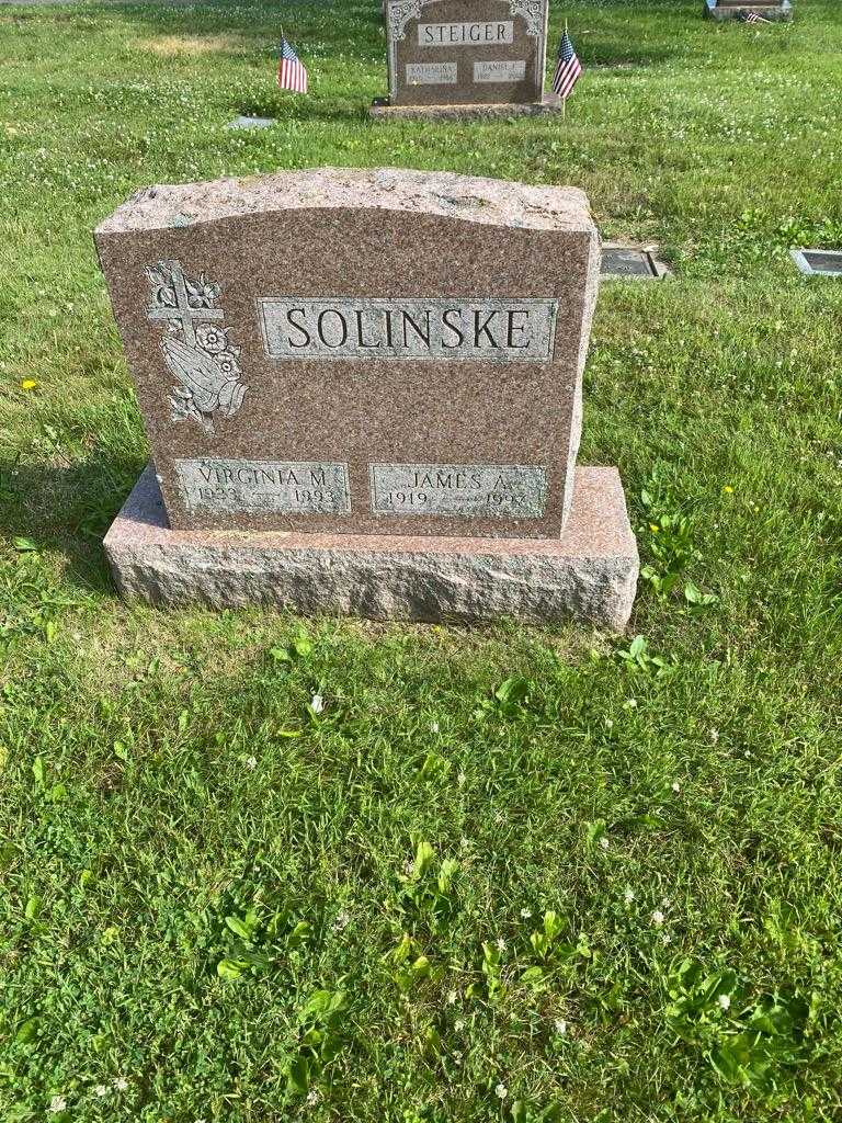 Virginia M. Solinske's grave. Photo 2