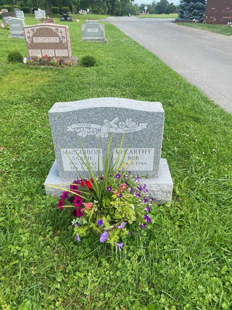 Sandie MacGibbon's grave. Photo 2
