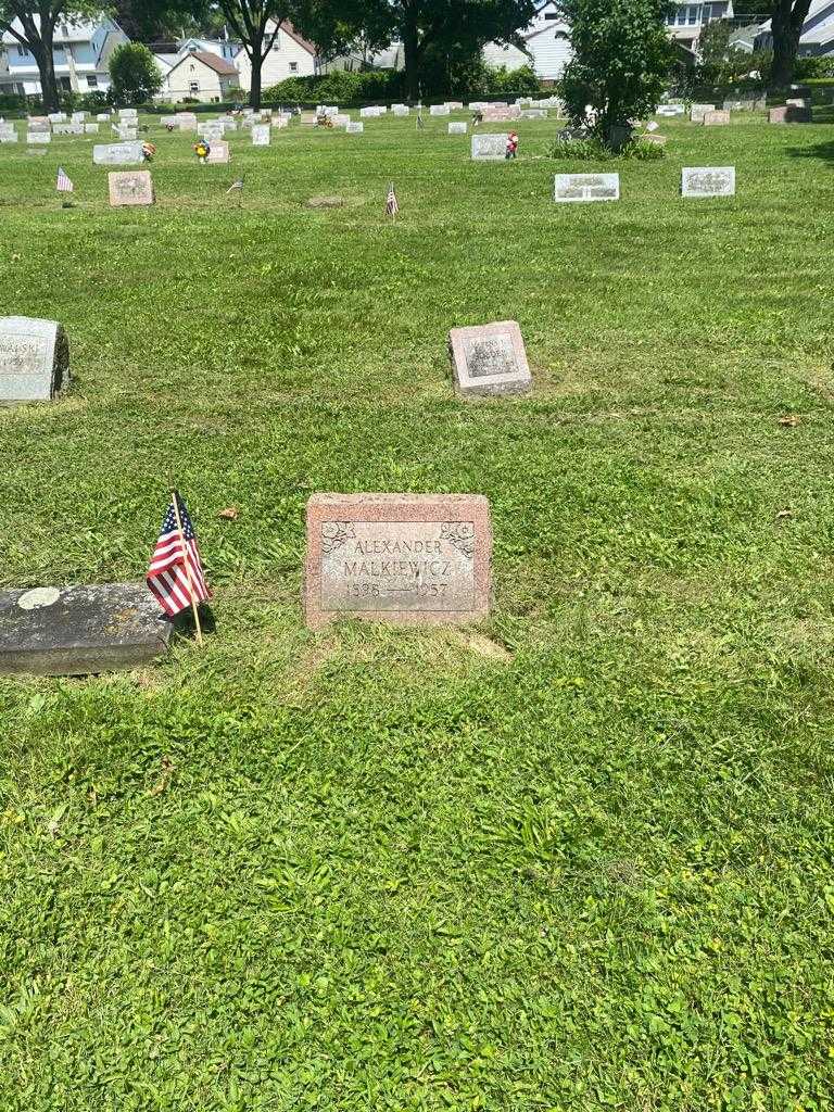 Alexander Malkiewicz's grave. Photo 2