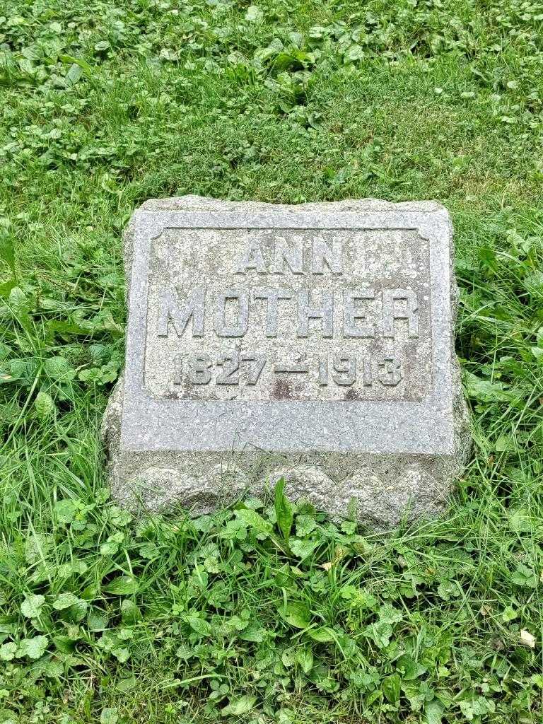 Anna Chamberlain's grave. Photo 3