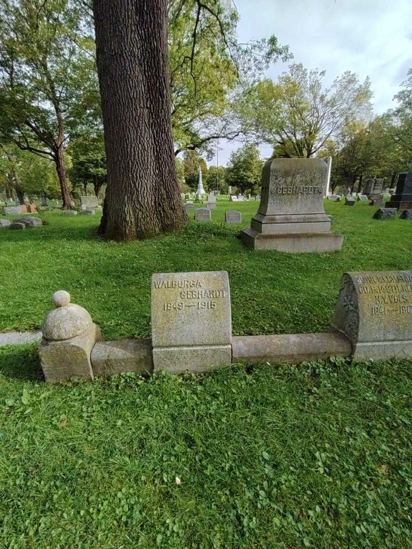 Walburga Gebhardt's grave. Photo 1