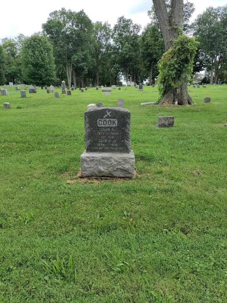 John H. Cook's grave. Photo 1