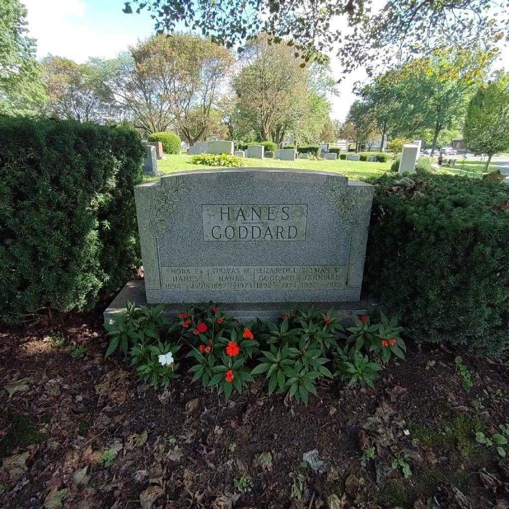 Elizabeth Goddard's grave. Photo 2
