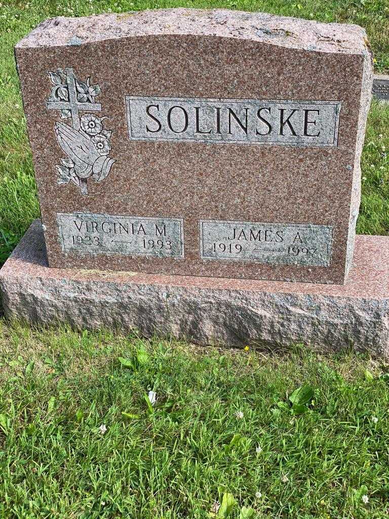 Virginia M. Solinske's grave. Photo 3