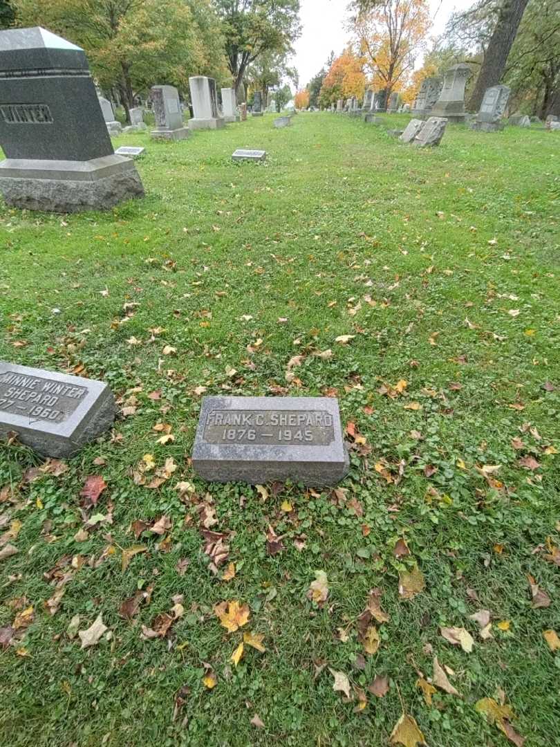 Frank C. Shepard's grave. Photo 1