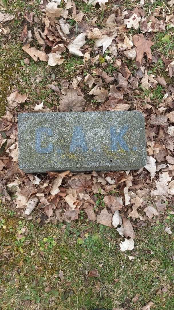 Charles A. Kruger's grave. Photo 4
