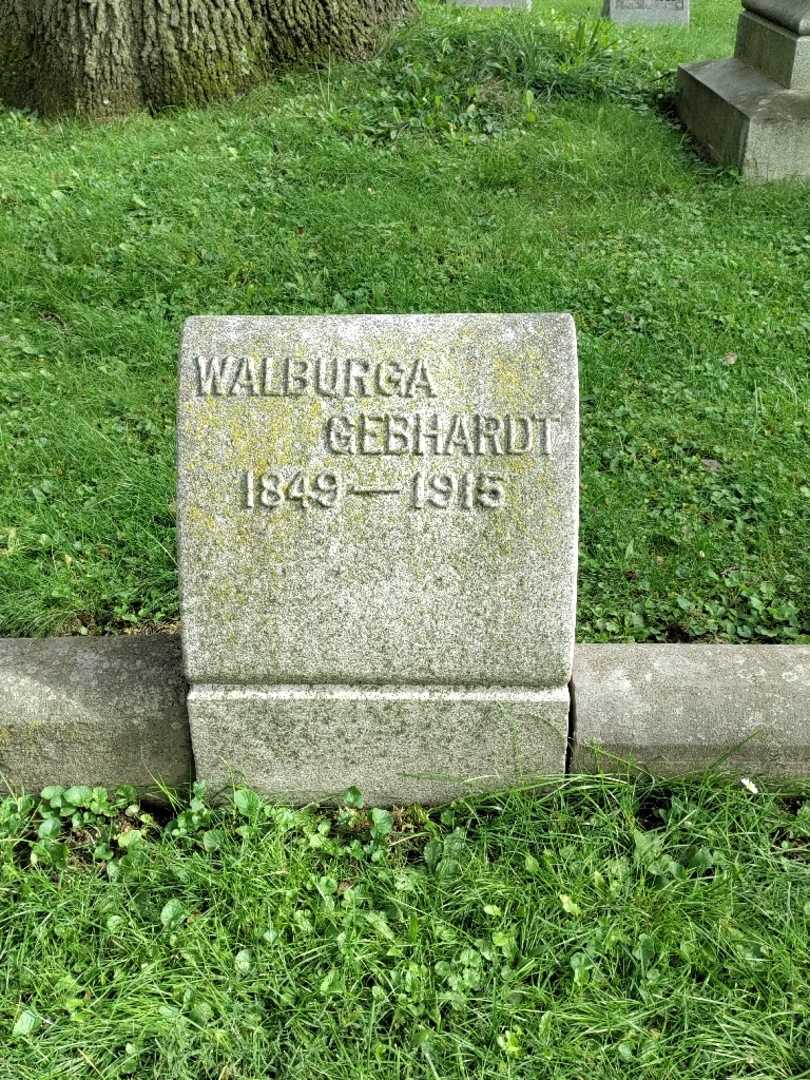 Walburga Gebhardt's grave. Photo 2