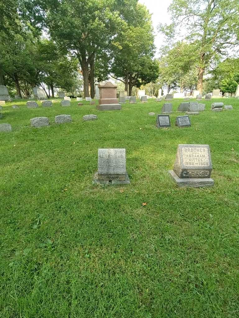 John Edward Peters's grave. Photo 1