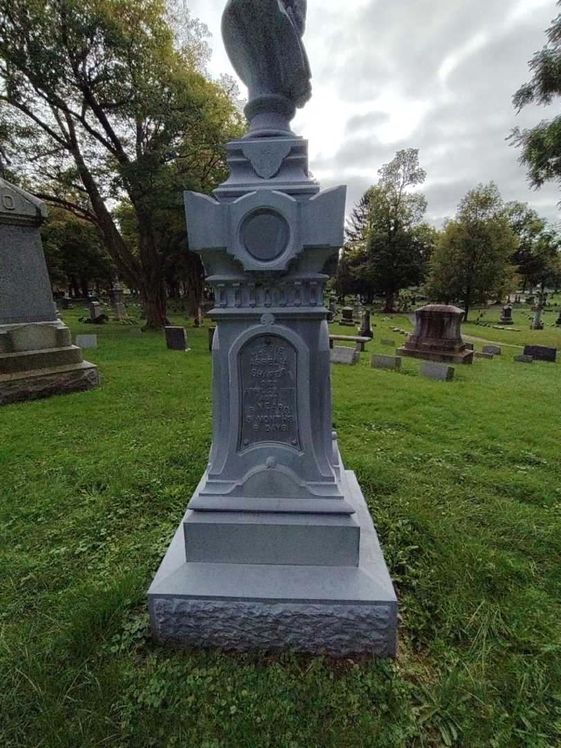 Jessie Asselia Shafer's grave. Photo 2