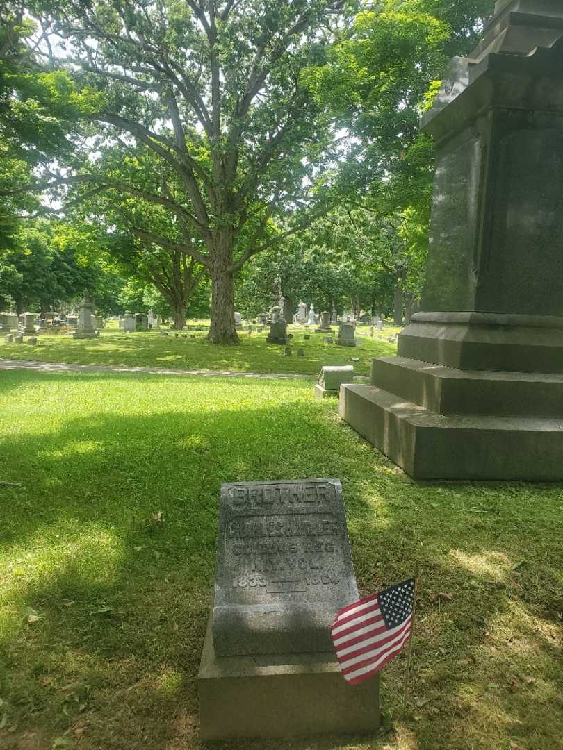 Charles H. Miller's grave. Photo 1