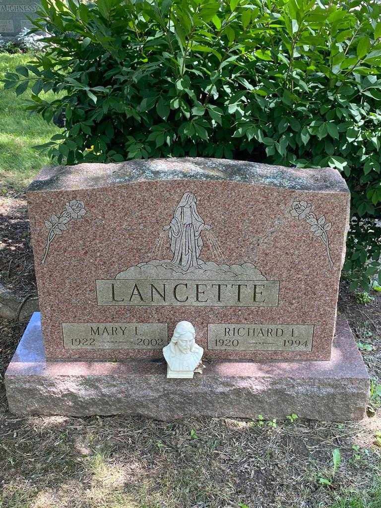 Mary L. Lancette's grave. Photo 3