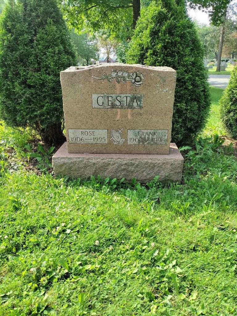 Frank Cesta's grave. Photo 2