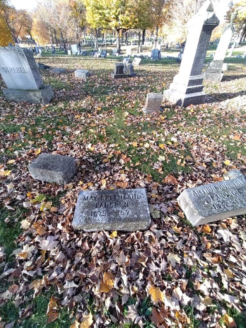 May Langdon's grave. Photo 1
