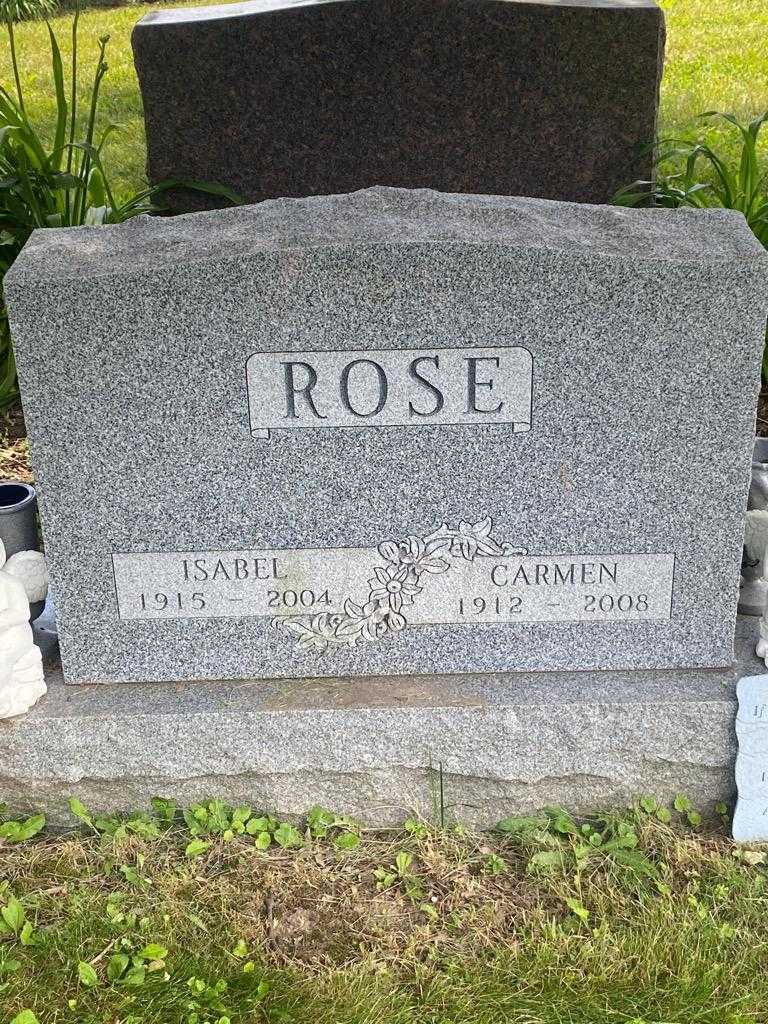 Carmen Rose's grave. Photo 3