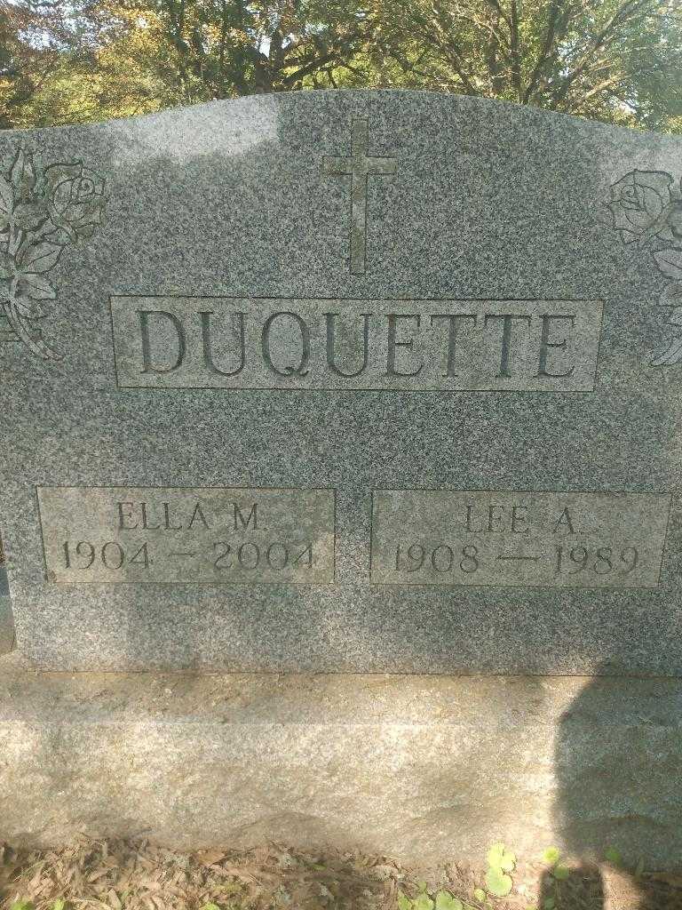 Ella M. Duquette's grave. Photo 3