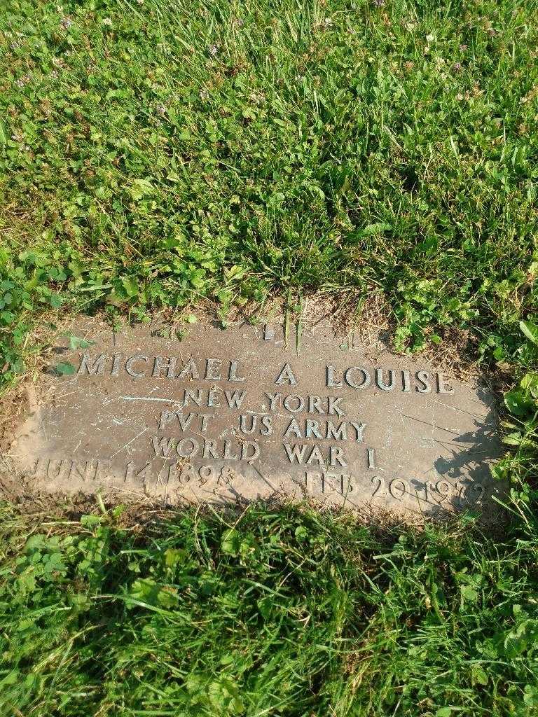 Michael A. Louise's grave. Photo 4